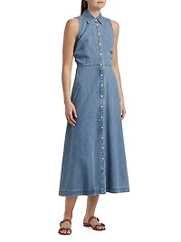 Fuller Denim Midi-Dress