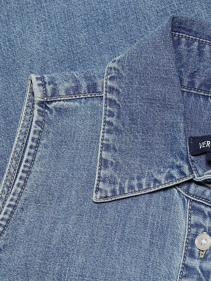 Fuller Denim Midi-Dress