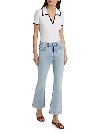 Carson High-Rise Ankle Flare Jeans