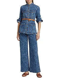 Taylor High-Rise Wide-Leg Jeans