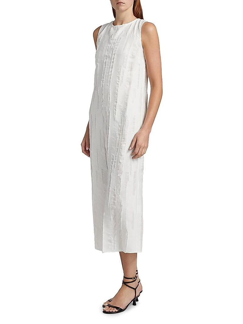 Minga Silk-Cotton Midi-Dress