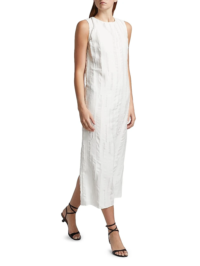 Minga Silk-Cotton Midi-Dress