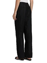 Soler Silk-Cotton Drawstring Pants