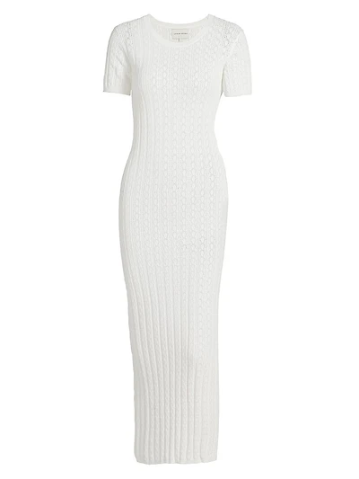 Aruba Rib-Lace Knit Dress
