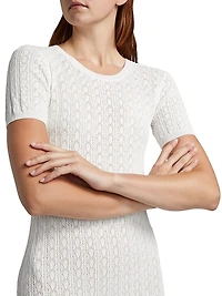 Aruba Rib-Lace Knit Dress
