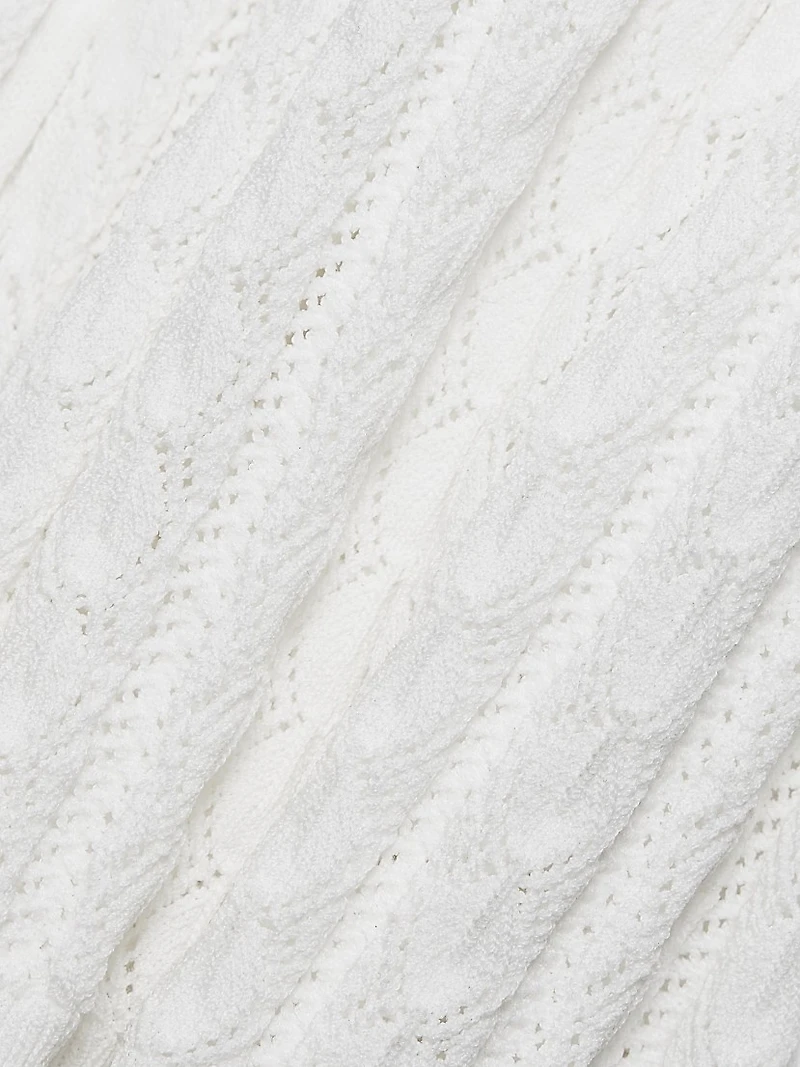 Aruba Rib-Lace Knit Dress