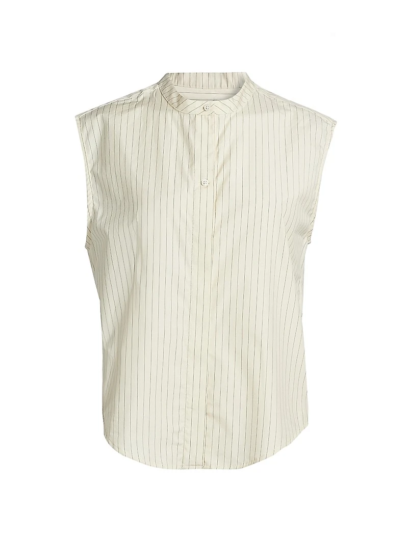 Hale Stripes Sleeveless Boxy Top