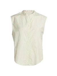 Hale Stripes Sleeveless Boxy Top