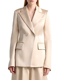 Ray Satin Jersey Blazer