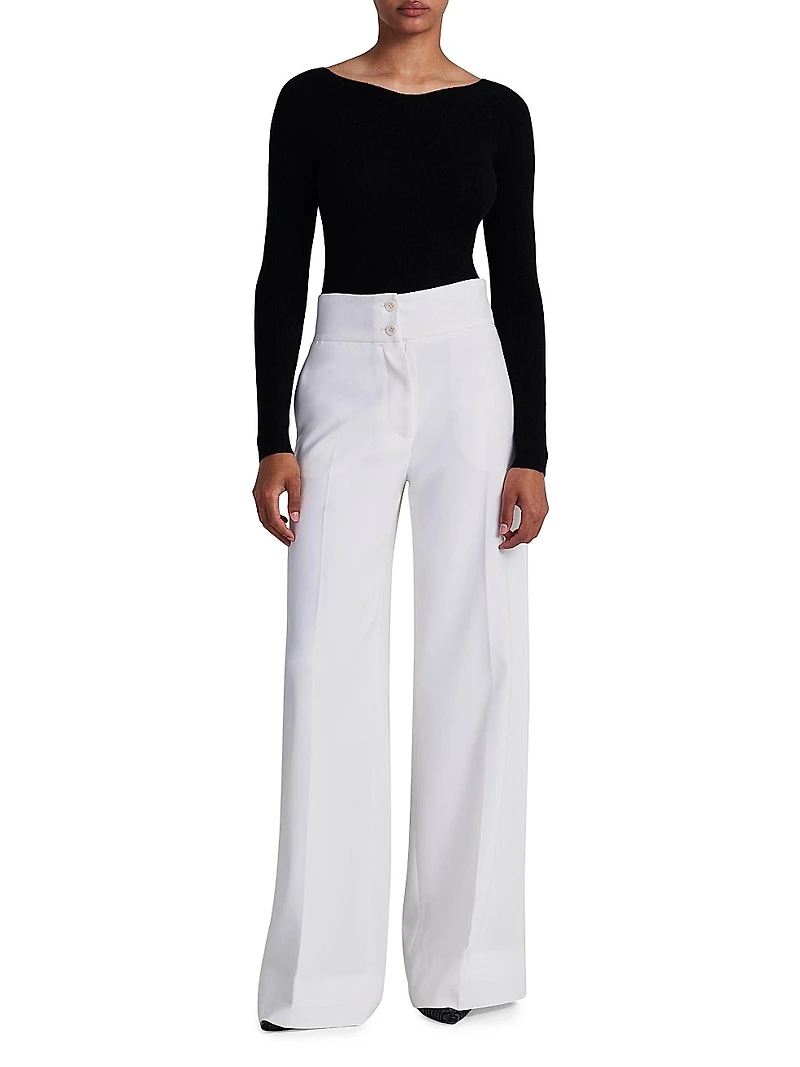 Rudy High-Rise Wide-Leg Pants