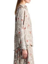 Chika Bird Print Shirt