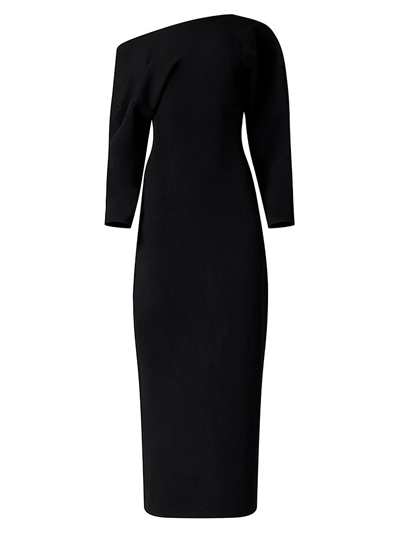 Etta Asymmetric Off-The-Shoulder Dress