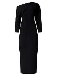 Etta Asymmetric Off-The-Shoulder Dress