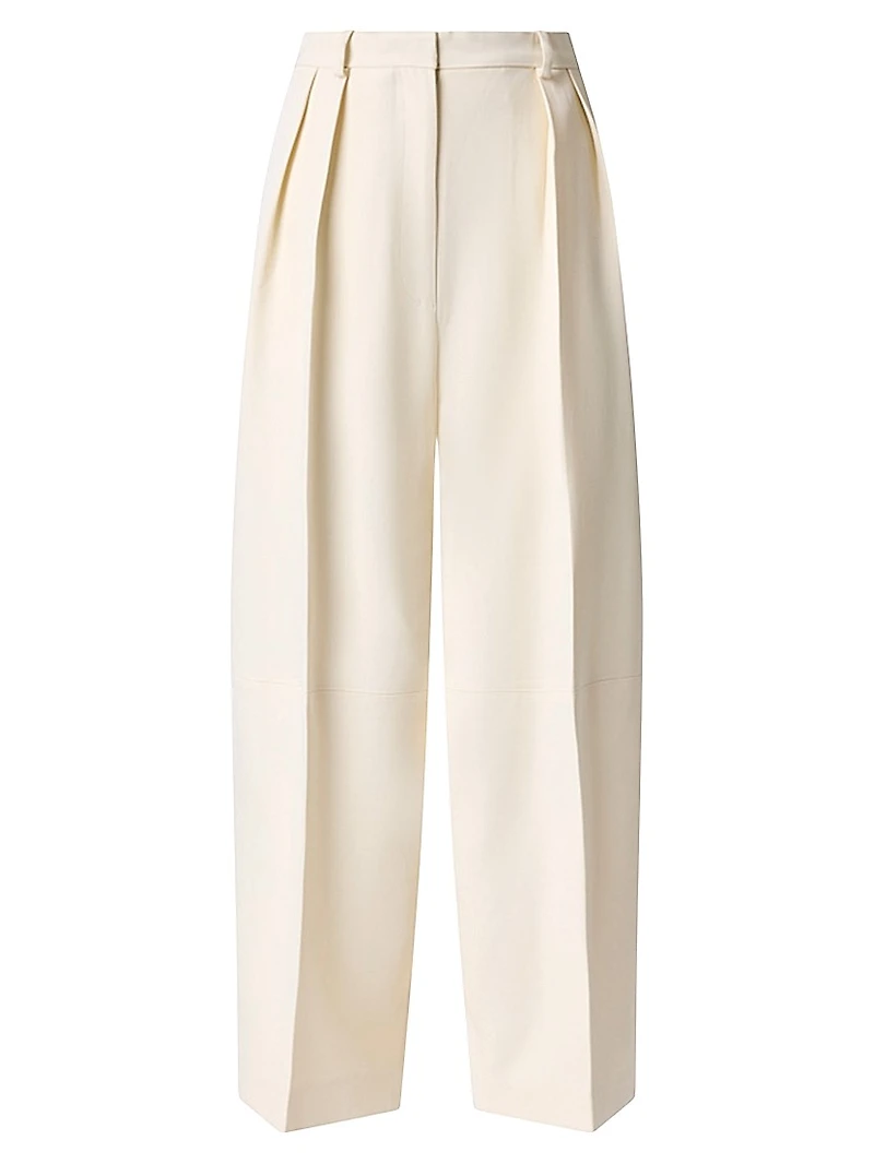 Dash Pleated Crepe Tapered Pants