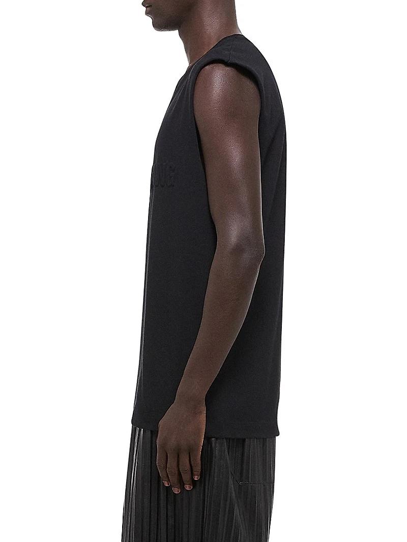 Embossed Logo Tank Top