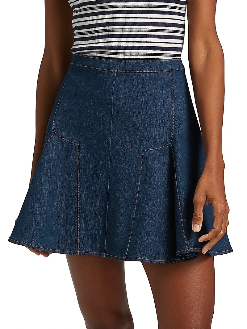 Adaline Denim Miniskirt