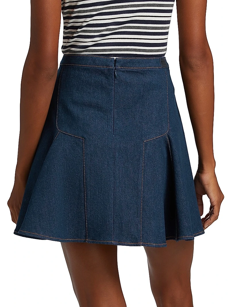 Adaline Denim Miniskirt