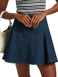 Adaline Denim Miniskirt