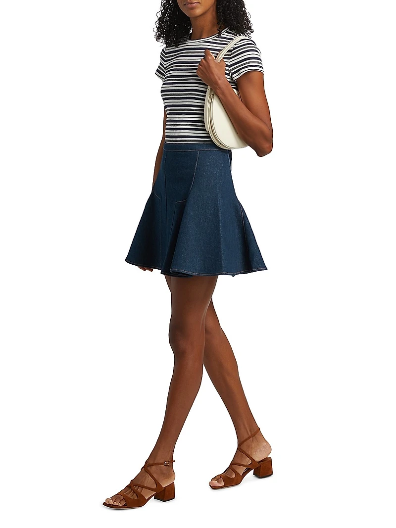 Adaline Denim Miniskirt