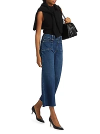Anessa Crop Wide-Leg Jeans
