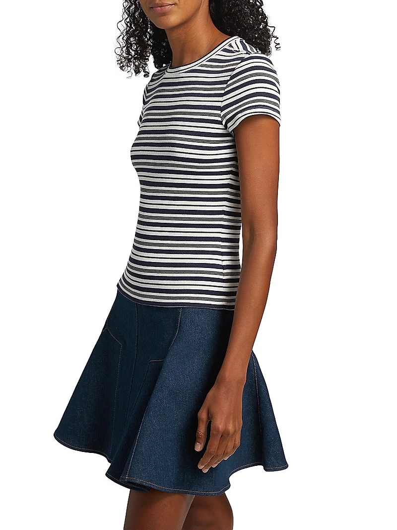 Chantrelle Striped Knit Top