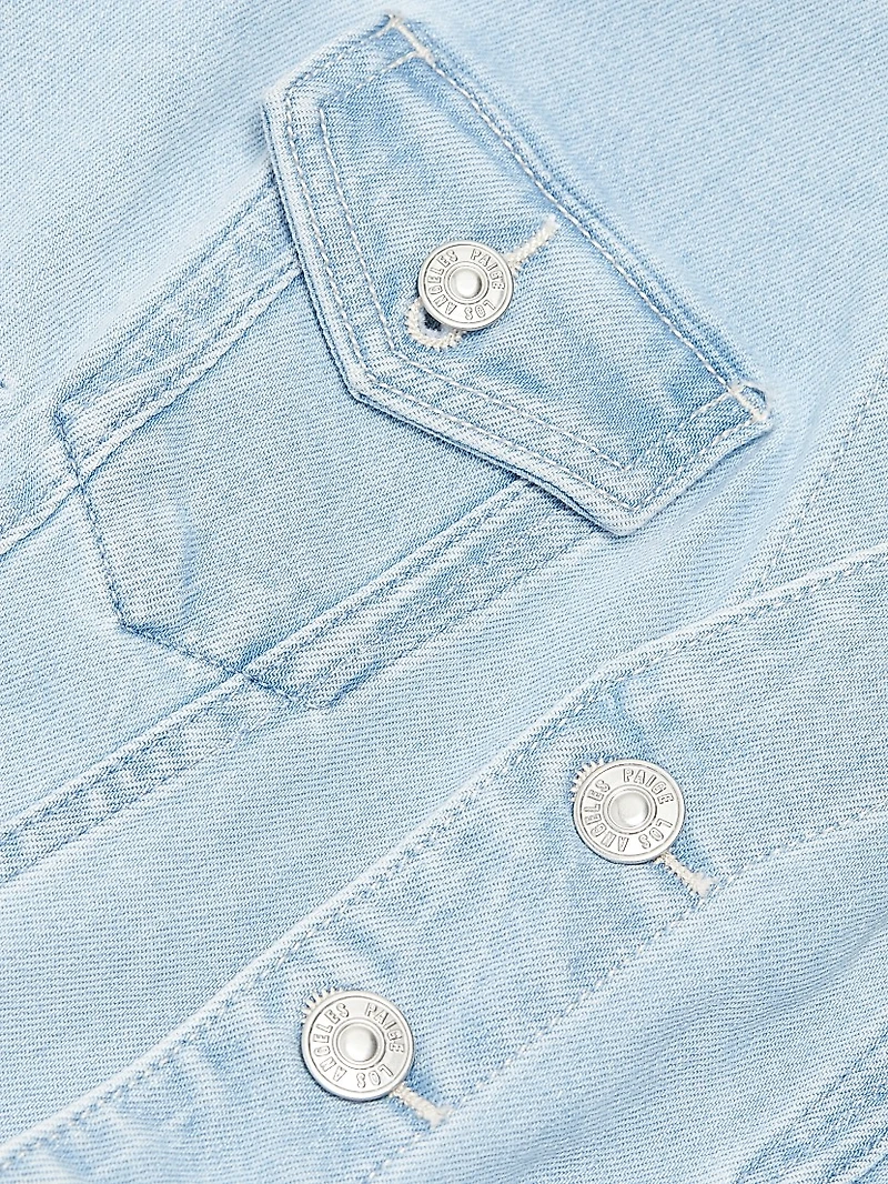 Jaxsyn Denim Button-Front Minidress