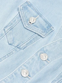 Jaxsyn Denim Button-Front Minidress