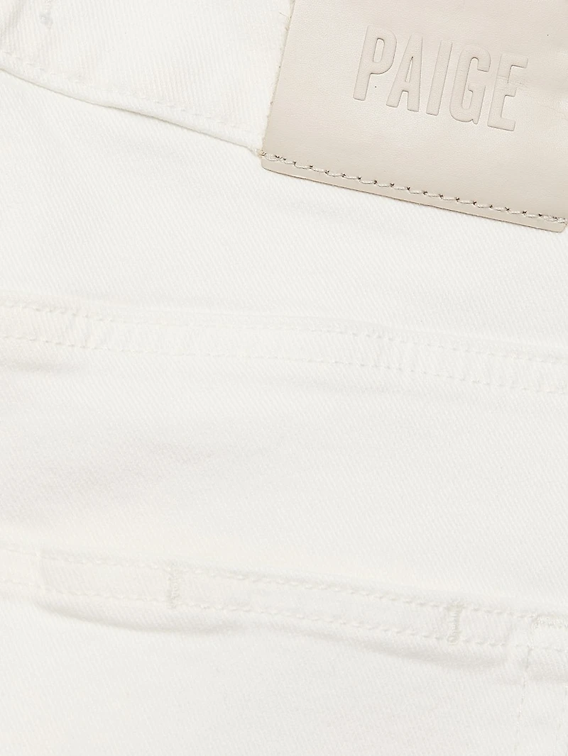 Sash Wide-Leg Ankle Crop Jeans