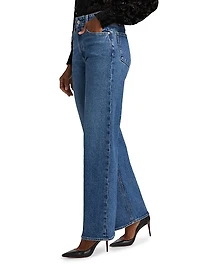 Sasha Mid-Rise Straight-Leg Jeans