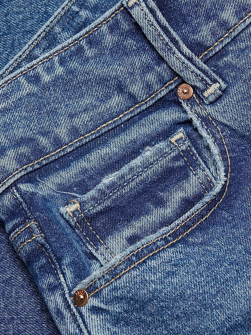 Sasha Mid-Rise Straight-Leg Jeans