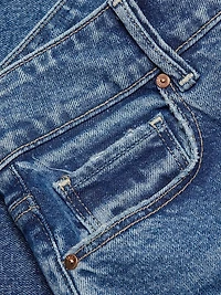 Sasha Mid-Rise Straight-Leg Jeans
