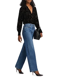 Sasha Mid-Rise Straight-Leg Jeans