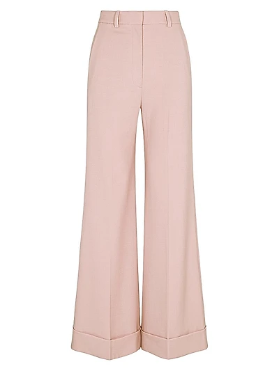 Calvary Twill Wide-Leg Trousers
