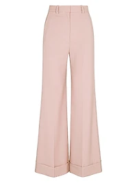 Calvary Twill Wide-Leg Trousers