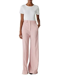 Calvary Twill Wide-Leg Trousers