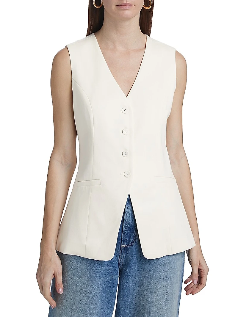 V-Neck Tailored Vest