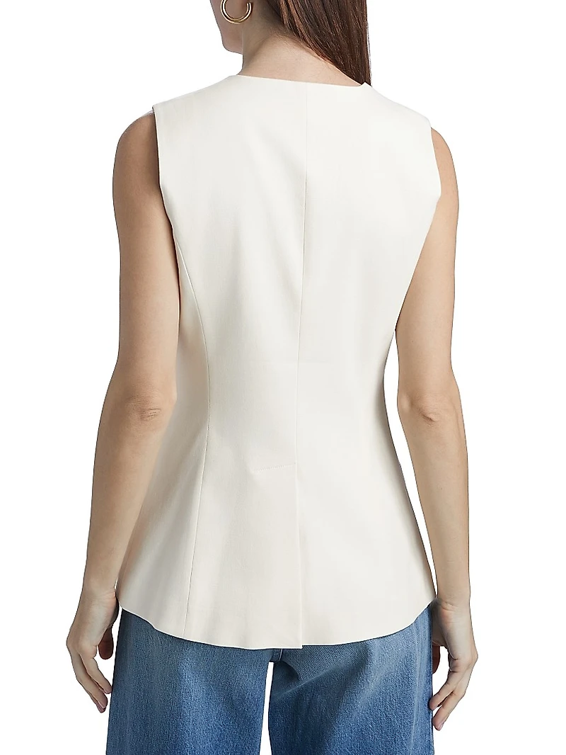 V-Neck Tailored Vest