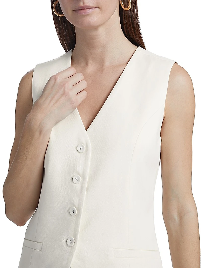 V-Neck Tailored Vest