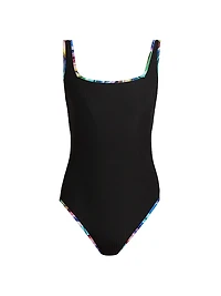 Abel Square Neck One-Piece Swimsuit