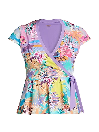 Zeru Wrap Tankini Top