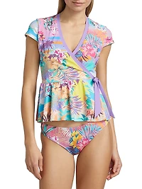 Zeru Wrap Tankini Top
