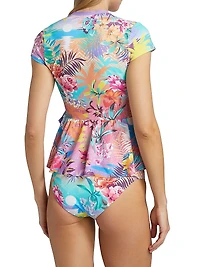 Zeru Wrap Tankini Top