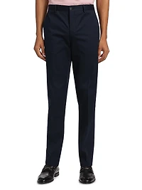 Stretch Cotton Poplin Two-Button Slim-Fit Suit