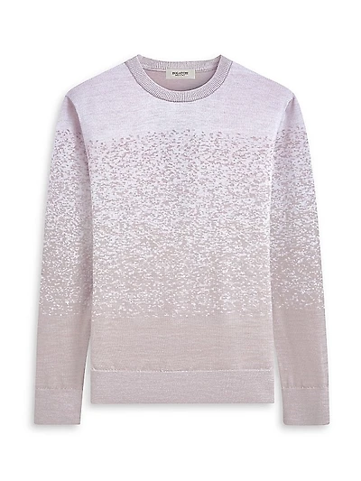 Gradient Wool Crewneck Sweater