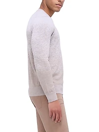 Gradient Wool Crewneck Sweater
