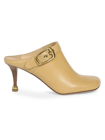 Andrea 70MM Leather Mules