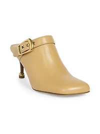 Andrea 70MM Leather Mules