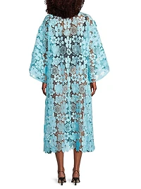Mod Floral Lace Caftan