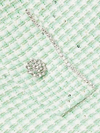 Camden Gingham Tweed Minidress