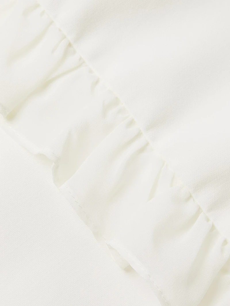 Solana Ruffle-Trim Mermaid Gown